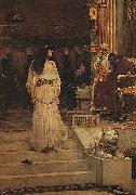 John William Waterhouse Marianne Leaving the Judgment Seat of Herod Germany oil painting reproduction